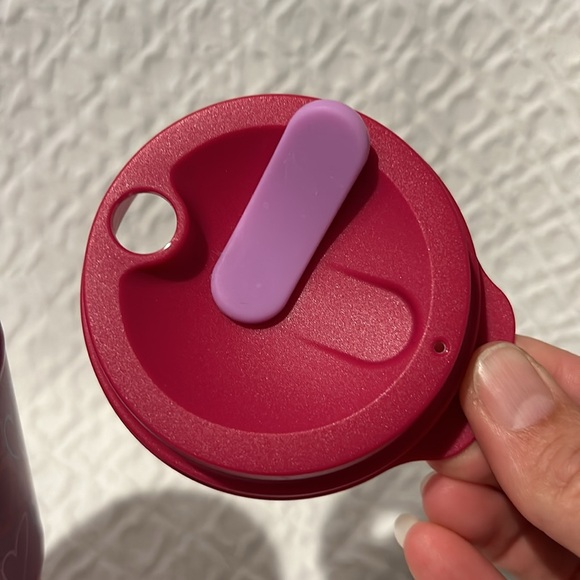 Like New Tupperware 16oz Eco-To-Go Tumbler Cup Hearts - Picture 9 of 13